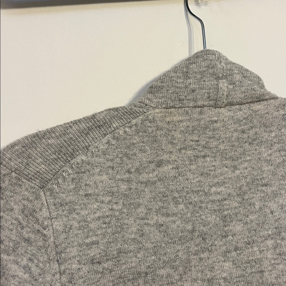 Ted Baker Light Gray Cowl Neck Sweater | Jenee Cardigan with magnetic closure 2 - Picture 8 of 8